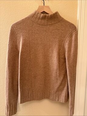 J. Crew Women’s Mock Neck Sweater - Light Brown Taupe